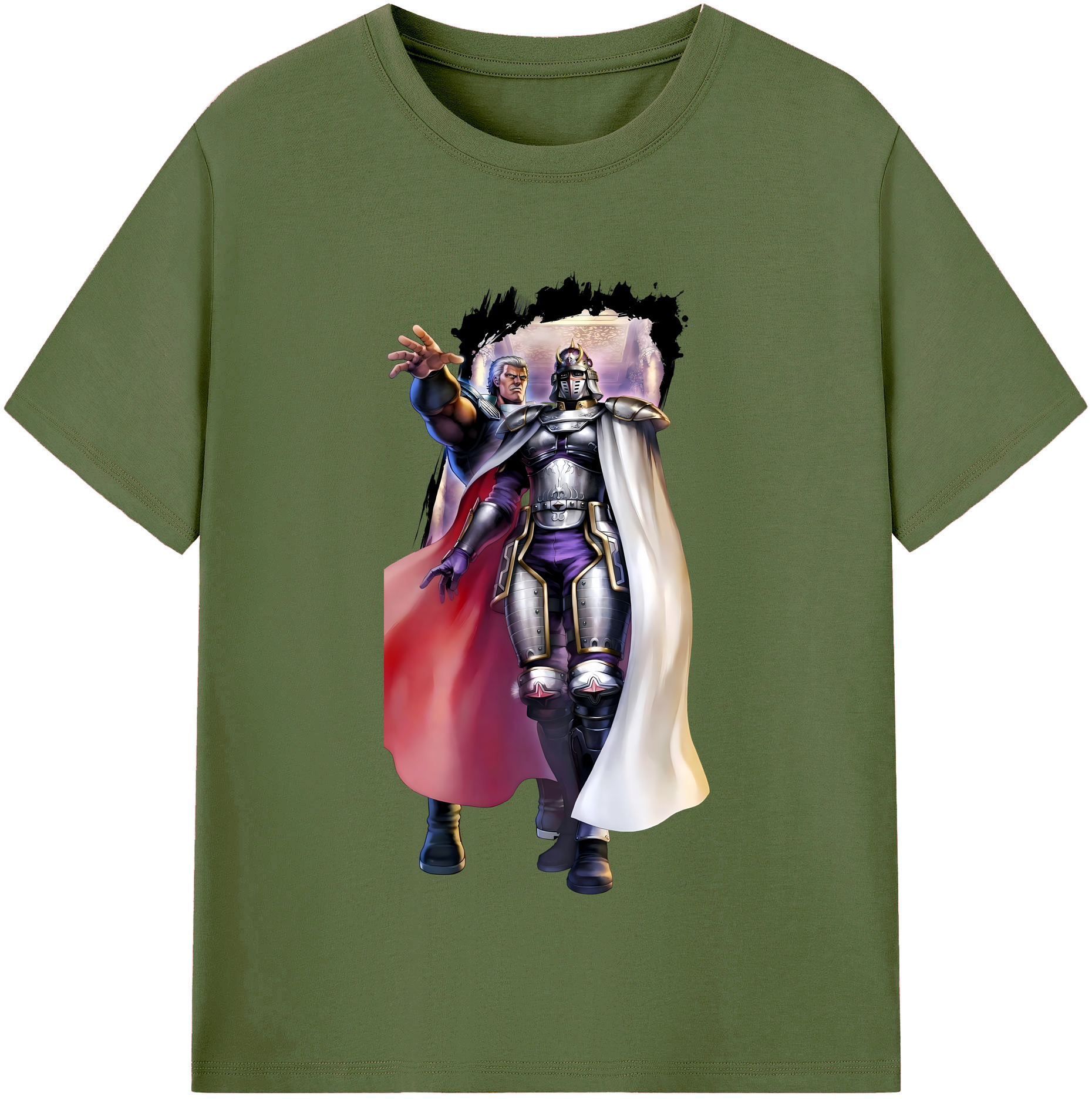 （画像用） 北斗の拳 Fist of the North Star 綿100％半袖Tシャツ（フロントプリント）